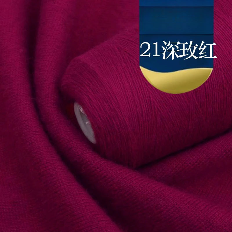 No standard woven cashmere thread 30% cashmere, beaded shiny silk hand-woven cashmere fine thread wool scarf DIY hand-woven