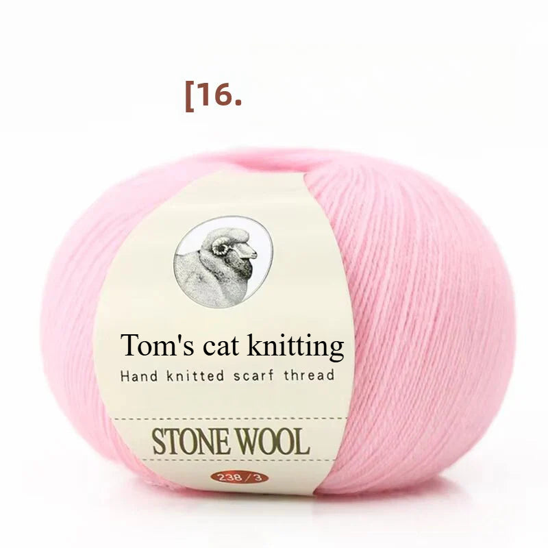 hand-woven lamb wool soft and delicate hand-woven baby sweater milk ball thread