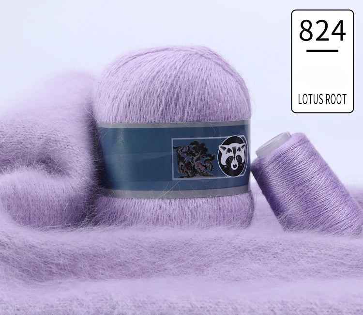 3 sets/bag, long-haired mink fleece yarn