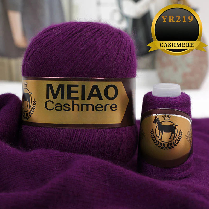 genuine high-end American and Australian platinum pure cashmere 6 + 6 boutique medium and rough hand-woven elastic sweater