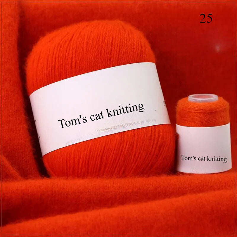 Cashmere thread hand-woven medium and thick wool ball DIY scarf hand-woven baby wool ball thread