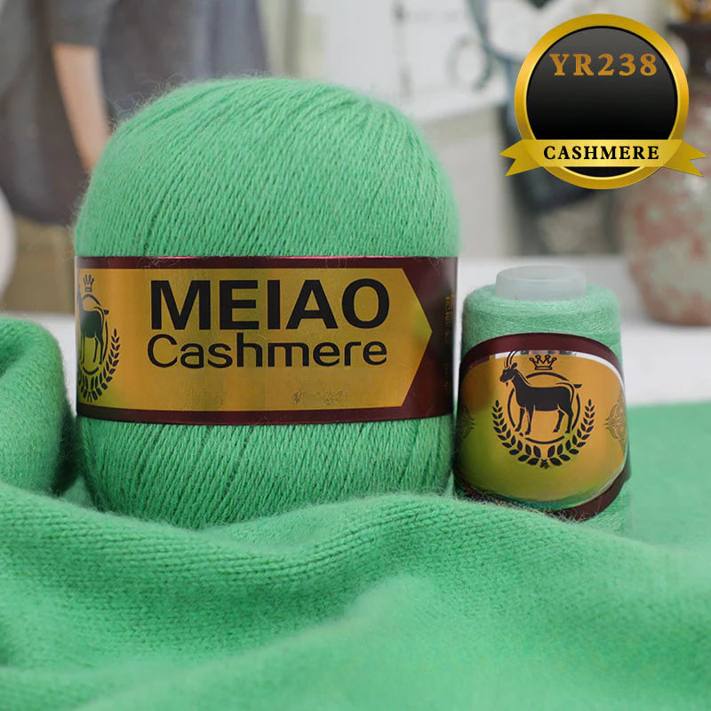 genuine high-end American and Australian platinum pure cashmere 6 + 6 boutique medium and rough hand-woven elastic sweater