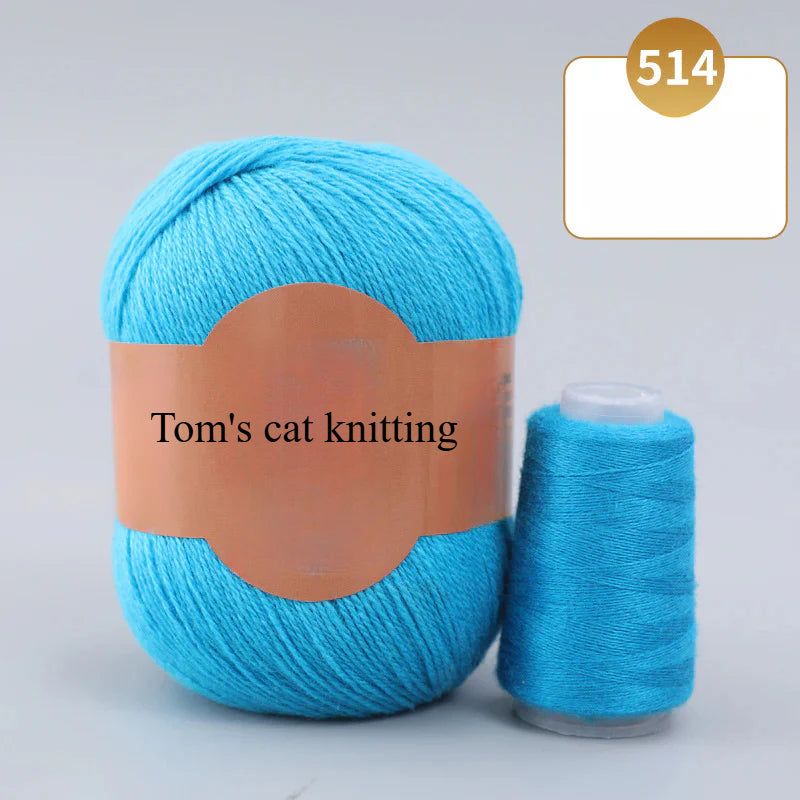Soft gold, cashmere yarn,sales of medium and rough hand-woven yarn wool