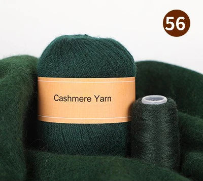 hand-woven thread 21s/3 medium and thick high-matching cashmere yarn, knitted wool ball