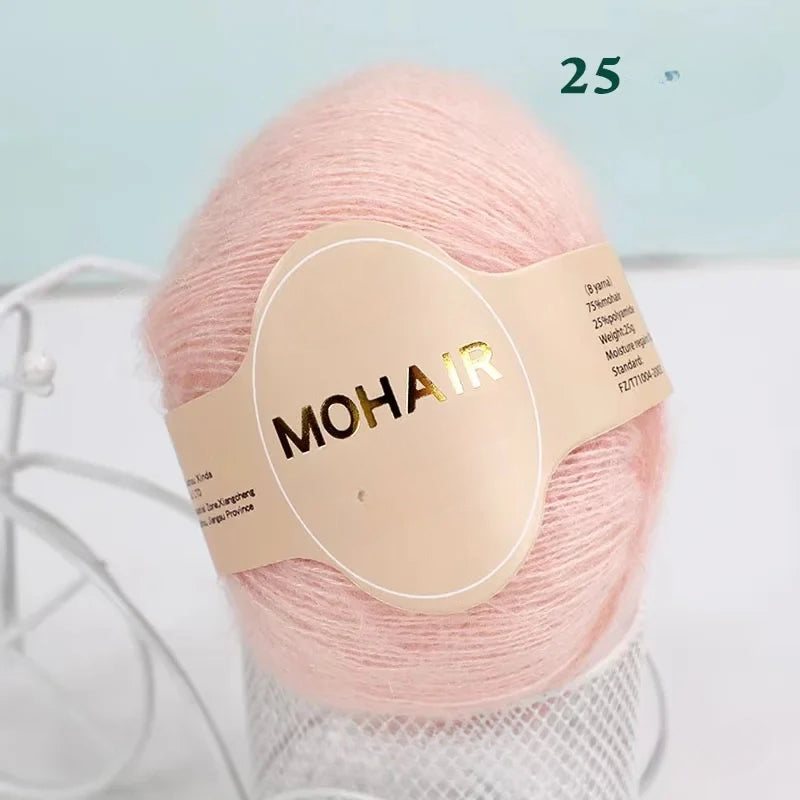 South Africa Super Young Angola Thin Thread 25g High Content Wool Thread Handmade DIY Baby Doll Thread