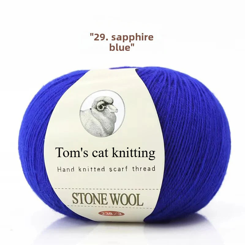 hand-woven lamb wool soft and delicate hand-woven baby sweater milk ball thread