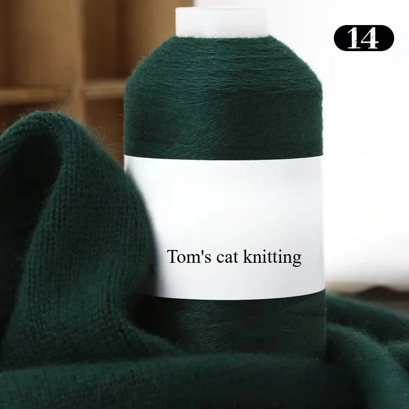 High-content cashmere 2 two axles medium and fine cashmere thread hand-knitted sweater crocheted doll