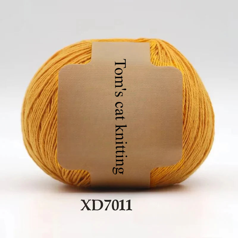 Hand-woven medium and fine pure wool thread anti-pilling and no hair loss soft sweater