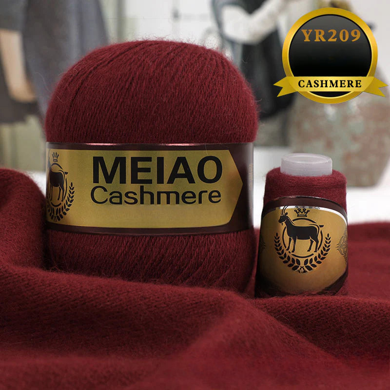 genuine high-end American and Australian platinum pure cashmere 6 + 6 boutique medium and rough hand-woven elastic sweater