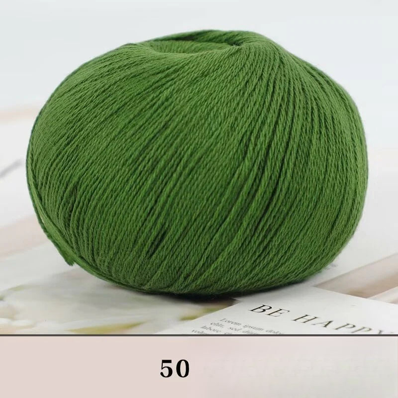 Cashmere thread, hand-woven medium and rough sweater, scarf, wool ball