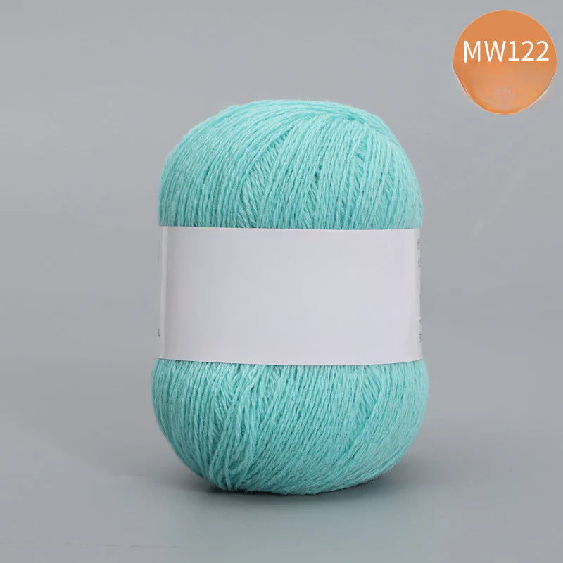 62 color 100% pure wool thread, Australian DIY14s/2 medium rough hand-knitted merino yarn