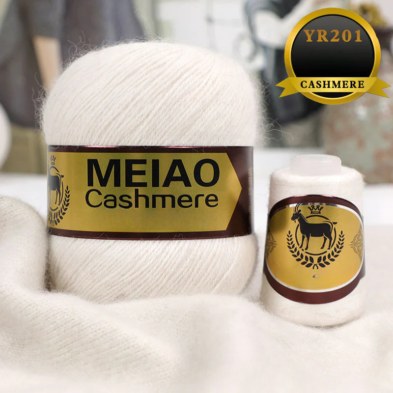 genuine high-end American and Australian platinum pure cashmere 6 + 6 boutique medium and rough hand-woven elastic sweater