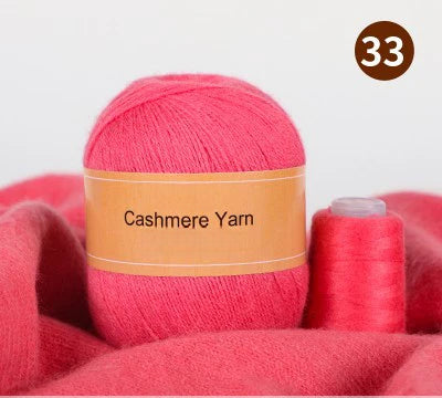 hand-woven thread 21s/3 medium and thick high-matching cashmere yarn, knitted wool ball