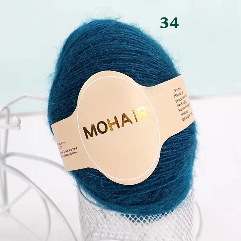 South Africa Super Young Angola Thin Thread 25g High Content Wool Thread Handmade DIY Baby Doll Thread