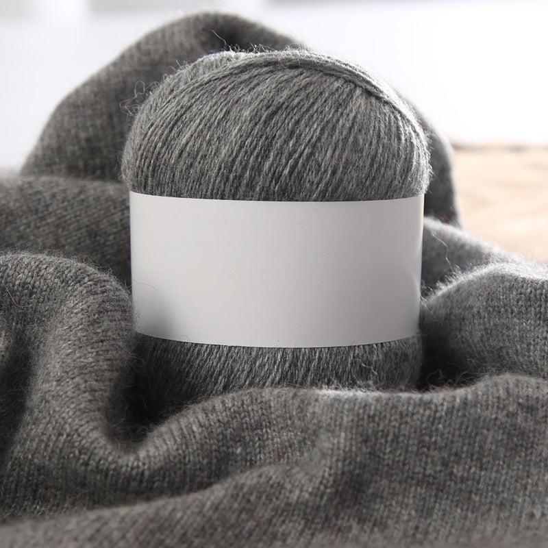 Four strands of cashmere thread hand-woven woven thread unmarked hand-woven scarf thread 100 pure cashmere thread