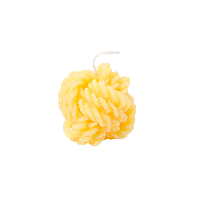 Yarn ball scented candle  paraffin modilan ornament gift