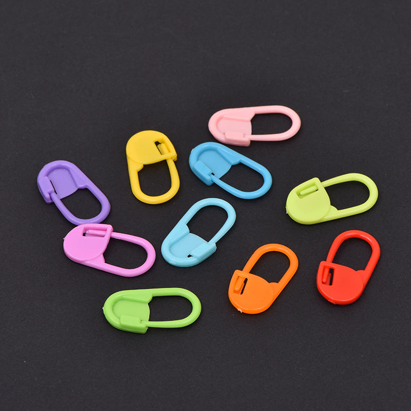 Pack of 1000 Small Buckles, Plastic, Buckle Pins, Mark Buckles, Mark Pins, Anti-Release Buckles, Sweater Counter