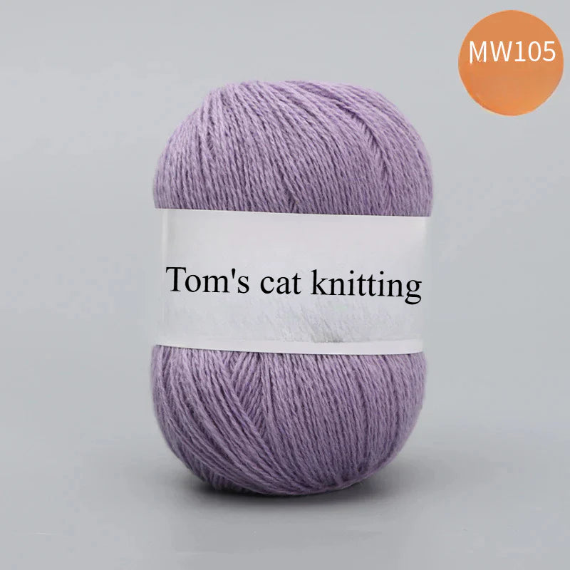 62 color 100% pure wool thread, Australian DIY14s/2 medium rough hand-knitted merino yarn