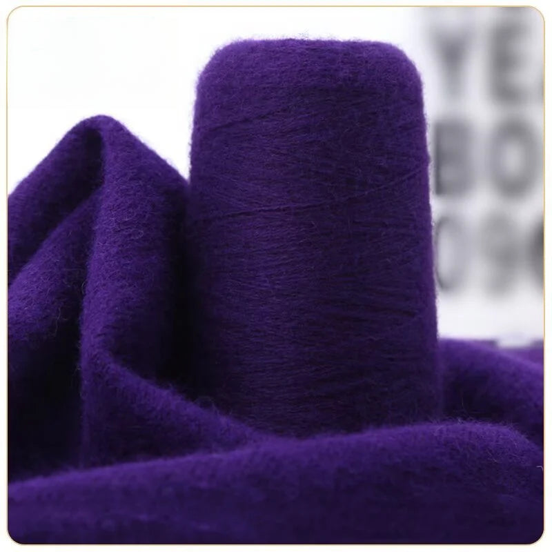 Two strands of cashmere thread, genuine cashmere thread 100 woven hand-woven scarf yarn, pure DIY wool
