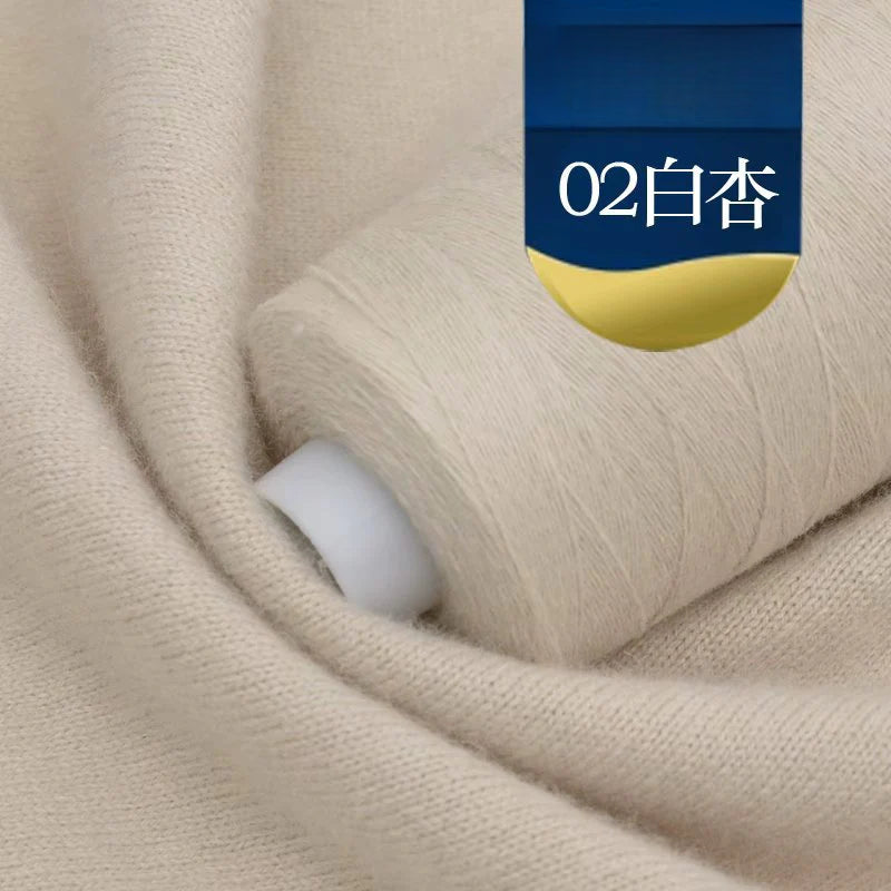 No standard woven cashmere thread 30% cashmere, beaded shiny silk hand-woven cashmere fine thread wool scarf DIY hand-woven