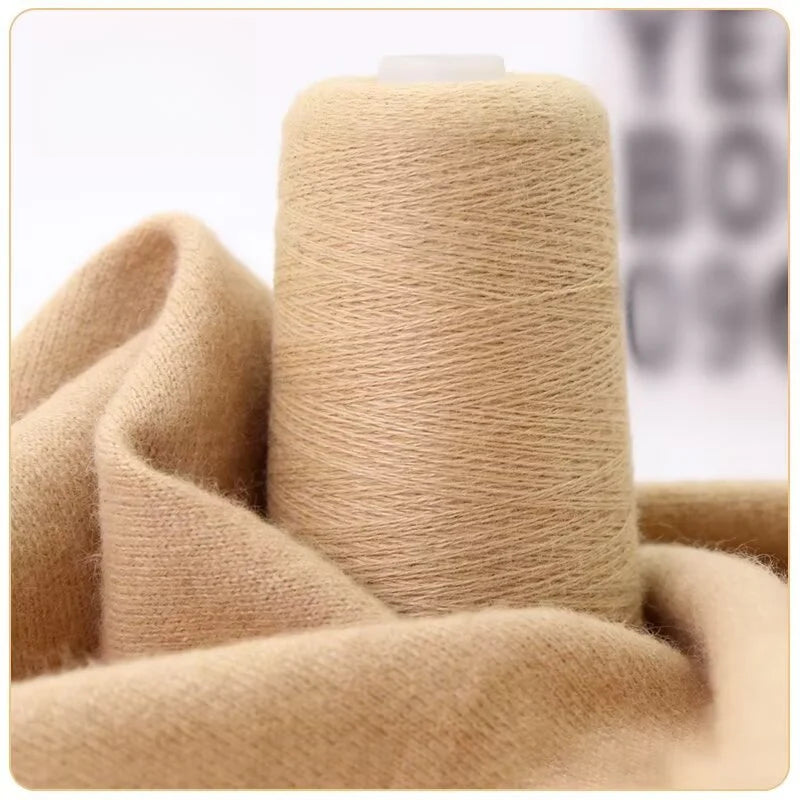 Two strands of cashmere thread, genuine cashmere thread 100 woven hand-woven scarf yarn, pure DIY wool