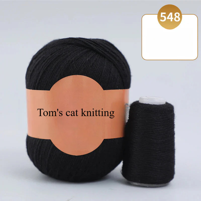 Soft gold, cashmere yarn,sales of medium and rough hand-woven yarn wool