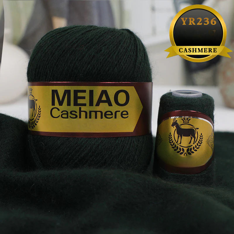 genuine high-end American and Australian platinum pure cashmere 6 + 6 boutique medium and rough hand-woven elastic sweater