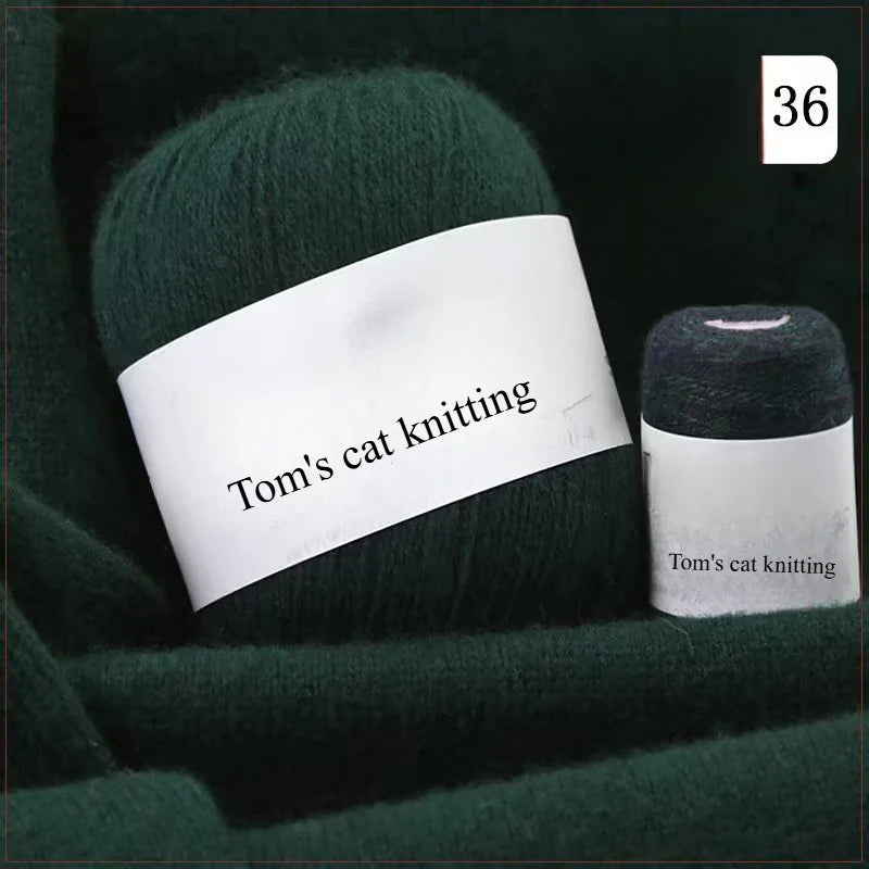 Cashmere thread hand-woven medium and thick wool ball DIY scarf hand-woven baby wool ball thread