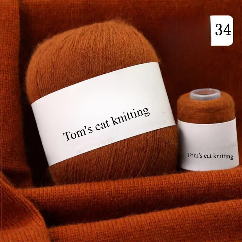 Cashmere thread hand-woven medium and thick wool ball DIY scarf hand-woven baby wool ball thread