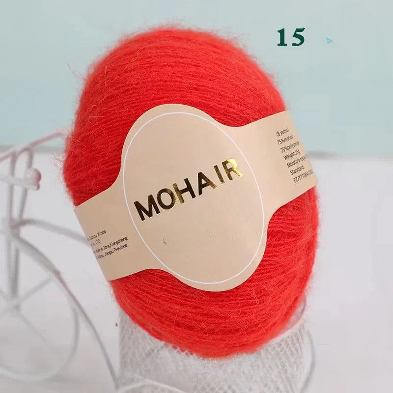 South Africa Super Young Angola Thin Thread 25g High Content Wool Thread Handmade DIY Baby Doll Thread