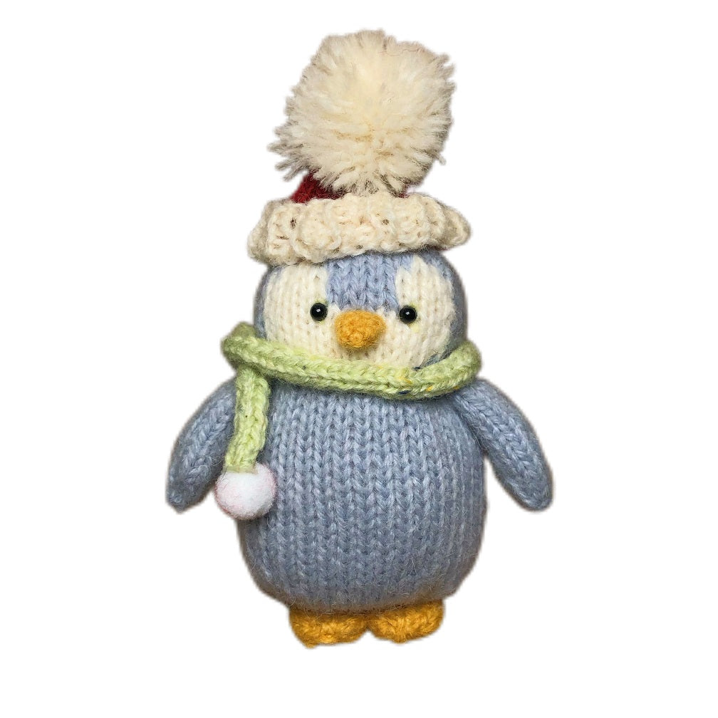 Handmade  knit  Soft  toys   Clothed Cute Penguin Stuffed Animal in Dress handmade toy