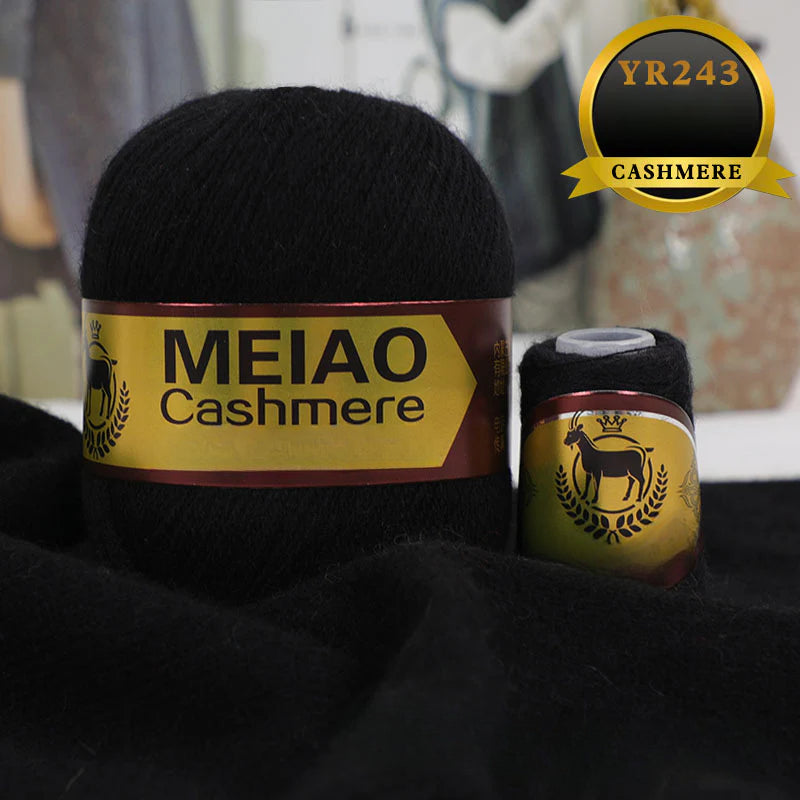 genuine high-end American and Australian platinum pure cashmere 6 + 6 boutique medium and rough hand-woven elastic sweater