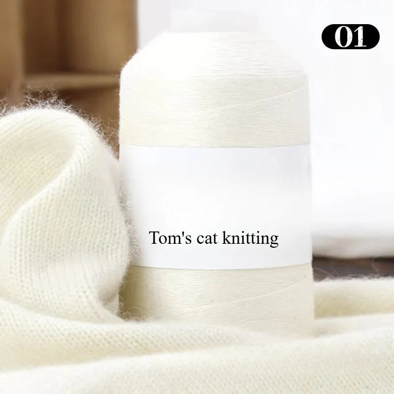 High-content cashmere 2 two axles medium and fine cashmere thread hand-knitted sweater crocheted doll