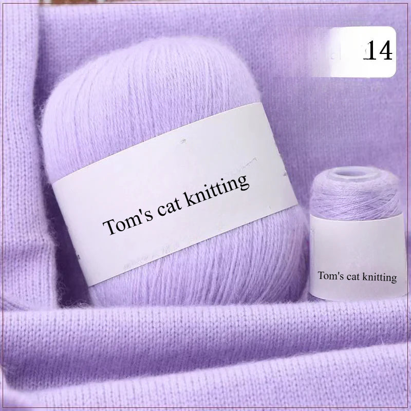 Cashmere thread hand-woven medium and thick wool ball DIY scarf hand-woven baby wool ball thread