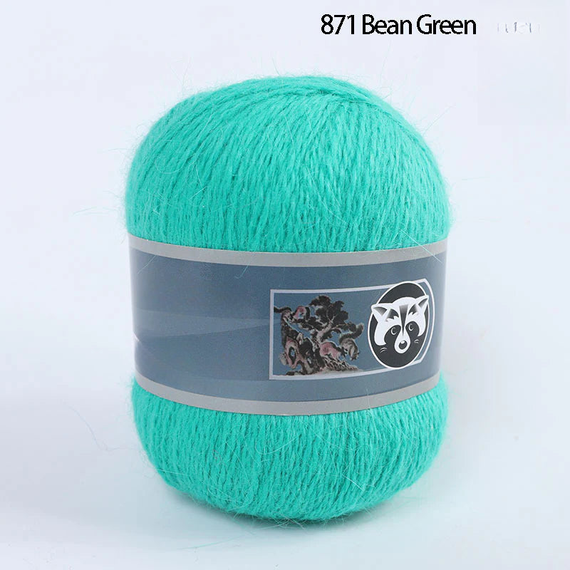 3 sets/bag, long-haired mink fleece yarn