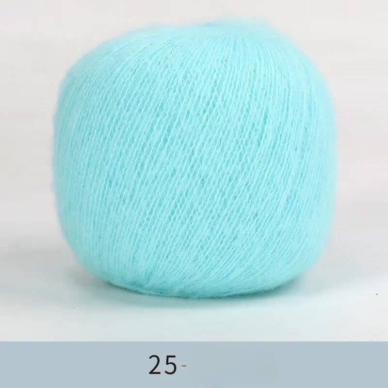 Whole wool lace wool thread fine wool cashmere hand-woven thread mohair soft fine wool thread
