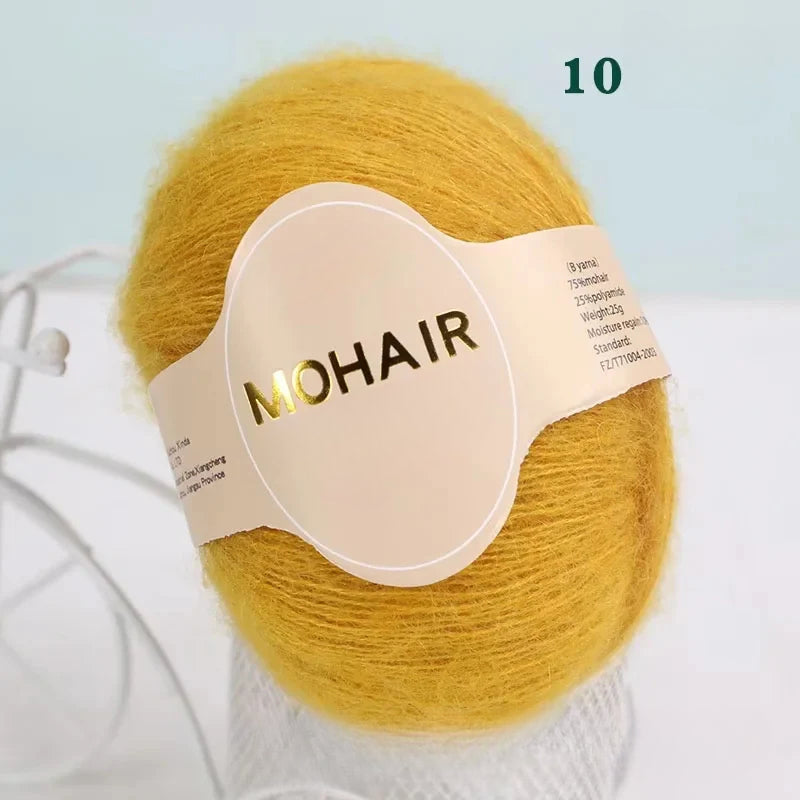 South Africa Super Young Angola Thin Thread 25g High Content Wool Thread Handmade DIY Baby Doll Thread