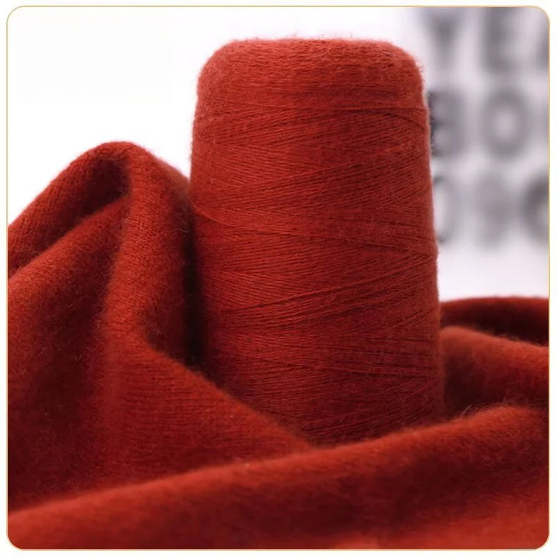 Two strands of cashmere thread, genuine cashmere thread 100 woven hand-woven scarf yarn, pure DIY wool