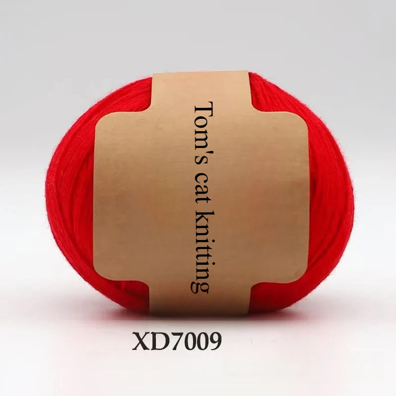 Hand-woven medium and fine pure wool thread anti-pilling and no hair loss soft sweater