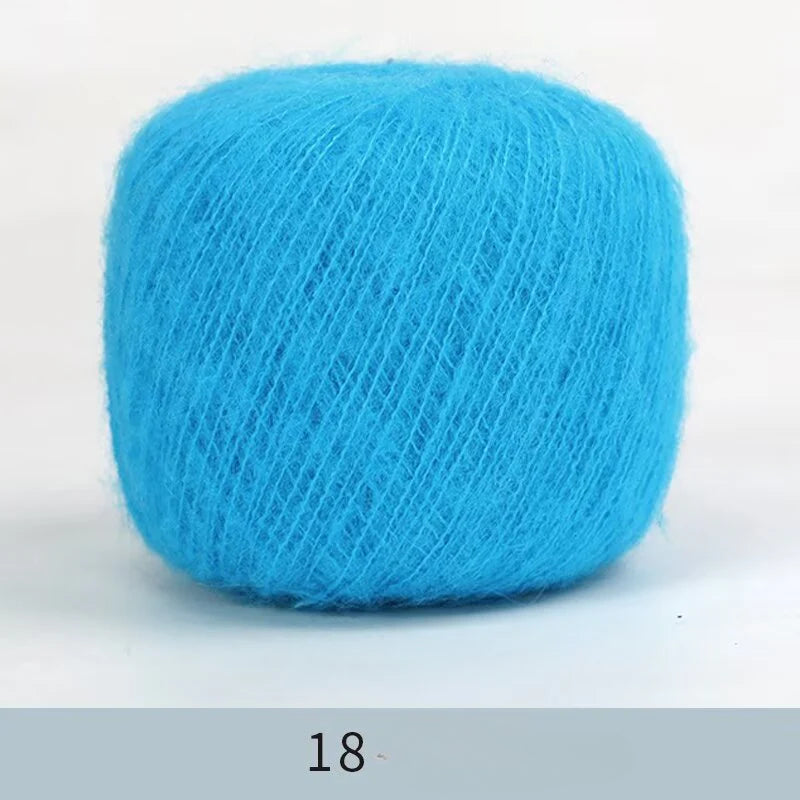 Whole wool lace wool thread fine wool cashmere hand-woven thread mohair soft fine wool thread