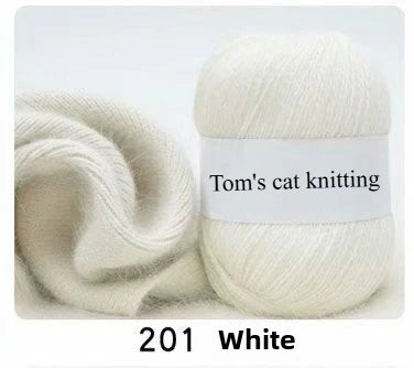 Orchid mink hand-woven thread, medium coarse Dai mink cashmere significant other wool