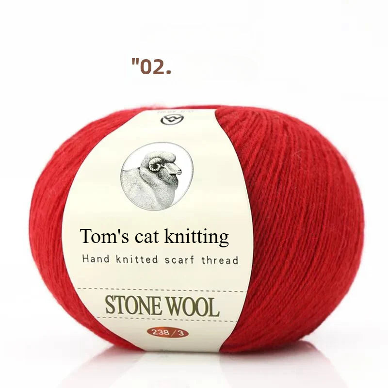 hand-woven lamb wool soft and delicate hand-woven baby sweater milk ball thread