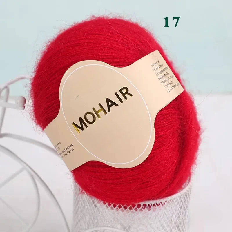 South Africa Super Young Angola Thin Thread 25g High Content Wool Thread Handmade DIY Baby Doll Thread