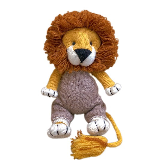 Handmade  Knitted   Soft Toys  lion  toy in Dress  gift  handmade toy
