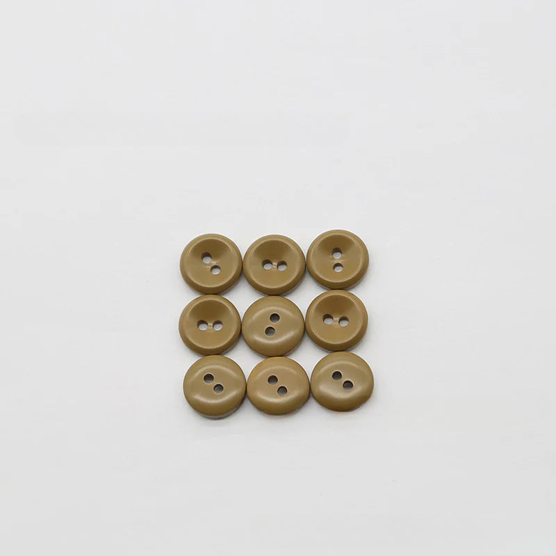 New versatile round two-eye color resin button luxury shirt mini button kindergarten sticky painting free punching