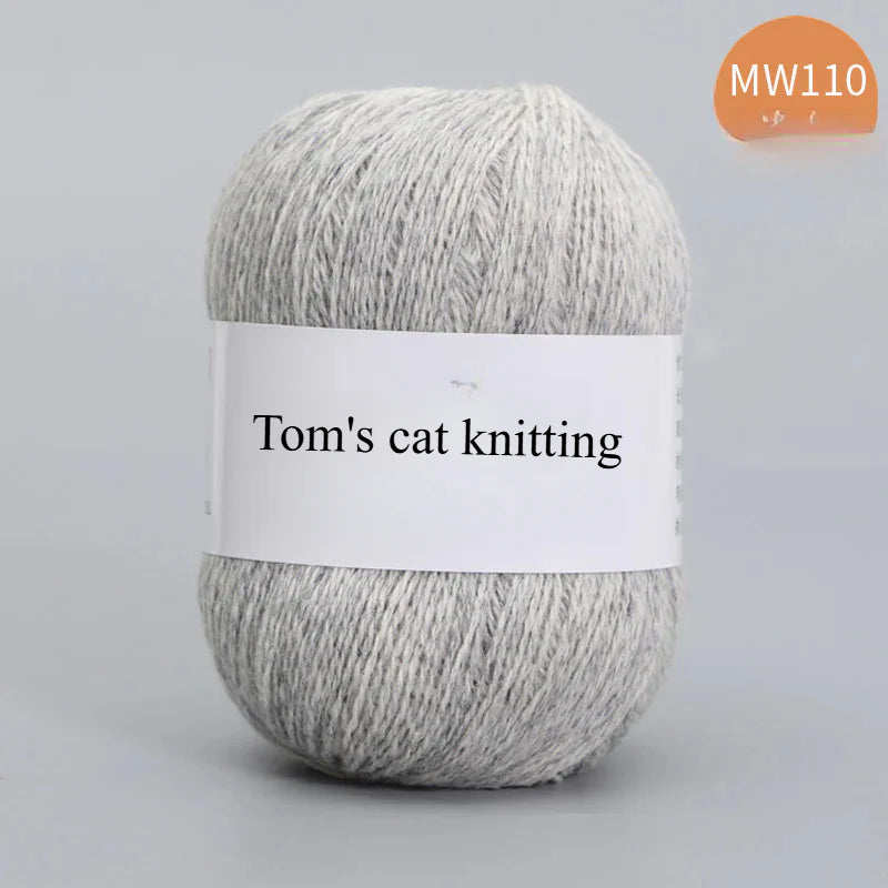 62 color 100% pure wool thread, Australian DIY14s/2 medium rough hand-knitted merino yarn