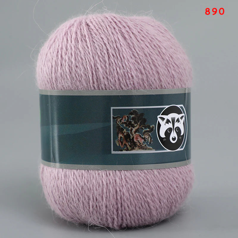 3 sets/bag, long-haired mink fleece yarn