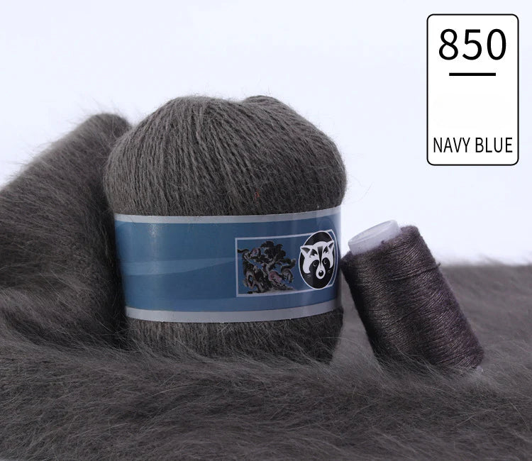 3 sets/bag, long-haired mink fleece yarn
