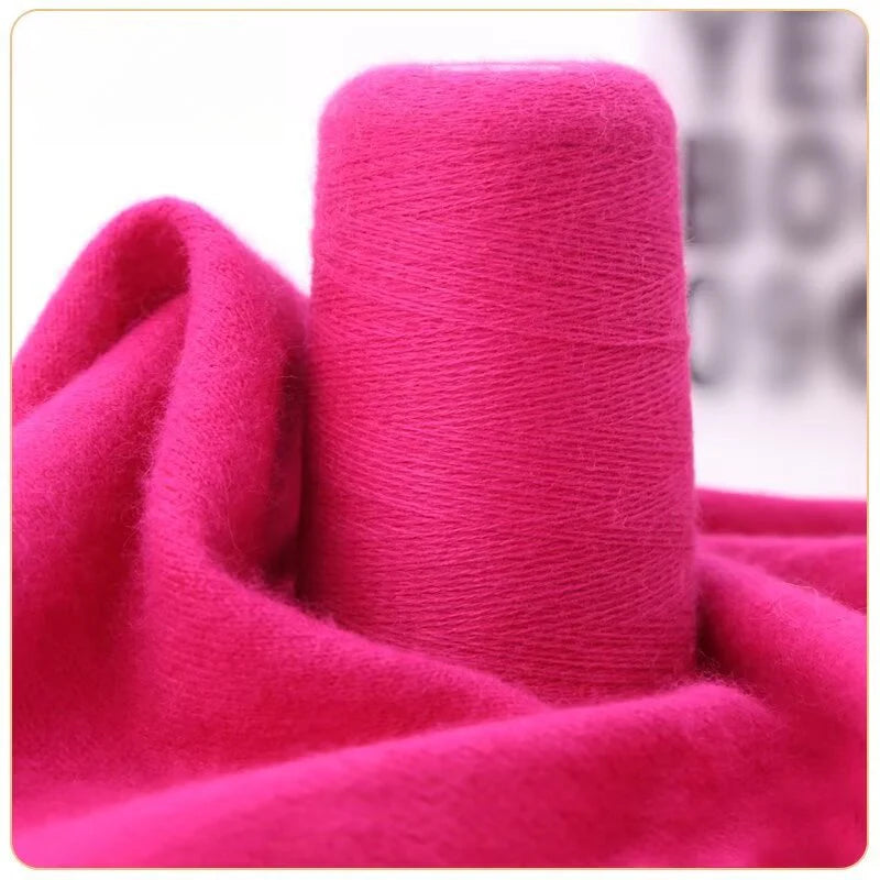 Two strands of cashmere thread, genuine cashmere thread 100 woven hand-woven scarf yarn, pure DIY wool