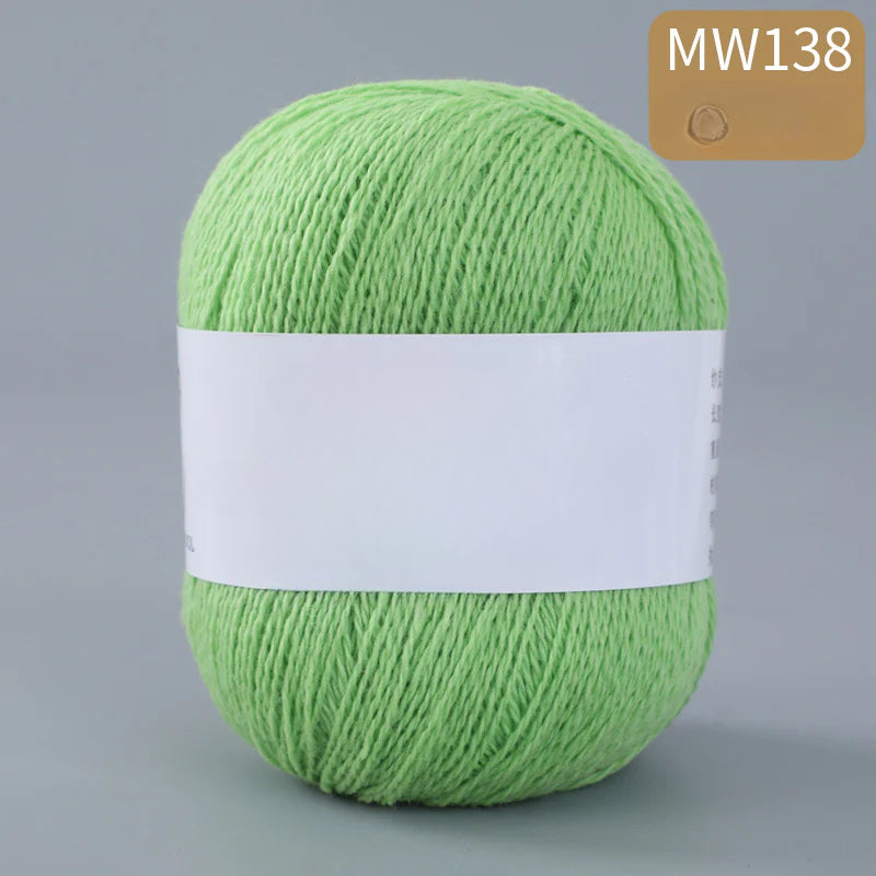 62 color 100% pure wool thread, Australian DIY14s/2 medium rough hand-knitted merino yarn